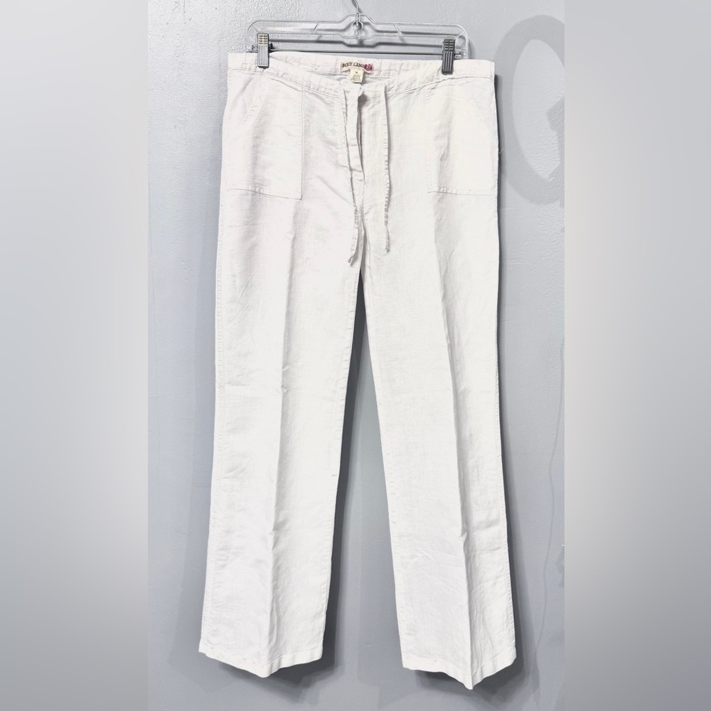 #10)  Body Central Linen&Cotten White Chinos